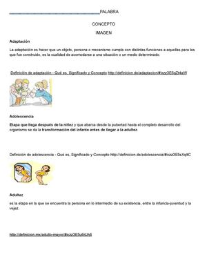 Glosario De Psicologia