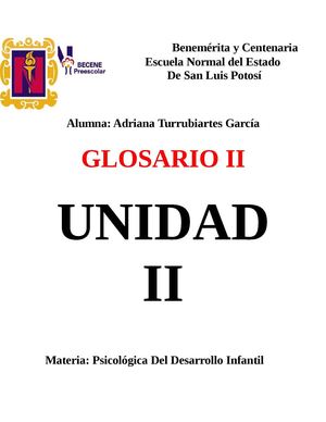 Glosario Ii