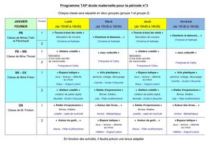 Programme TAP Maternelle 3