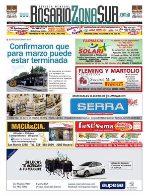 Periodico Rosario Zona Sur, edición enero 2015