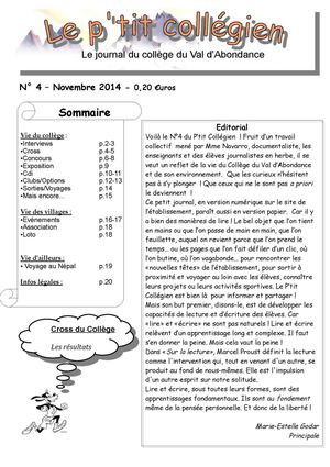 Le p'tit collégien n°4