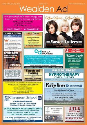 Wealden Advertiser 16/1/2015