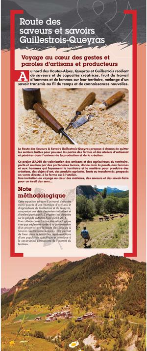 [Route Saveurs & Savoirs] Exposition "voyage au cœur des gestes et paroles d'artisans et producteurs"