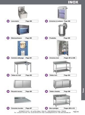 Catalogue Inox SOVEMATIC