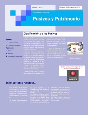 Pasivos Listos