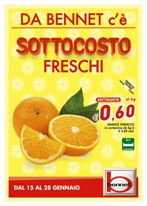 Volantino Bennet Dal 15 Al 28 Gennaio