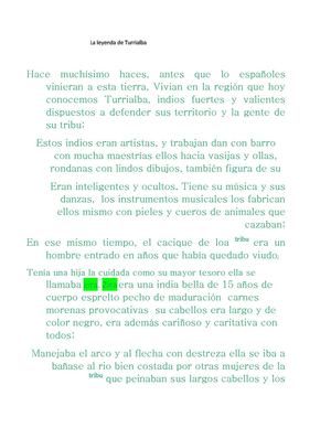 La Leyenda De Turrialba