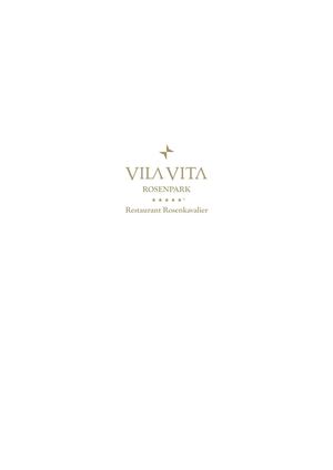 Menu Restaurant Rosenkavalier