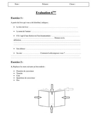 Evaluation 6ème