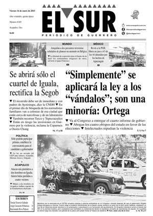 El Sur Viernes 16012015