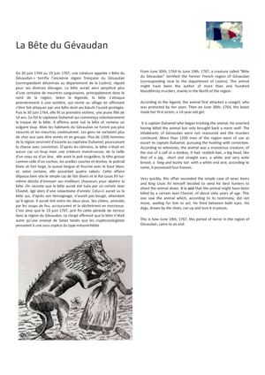 Legend France Bete Du Gevaudan Pdf