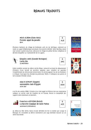 Romans traduits