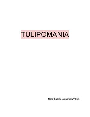 Tulipomania