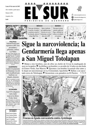 El Sur Lunes 19012015