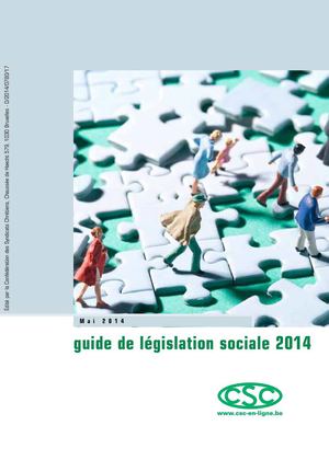2014 Guide De Législation Sociale