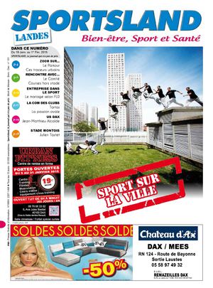 SPORTSLAND N°151 - 19 JANVIER 2015 - DAX