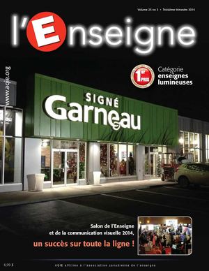 L'ENSEIGNE - Troisième trimestre 2014