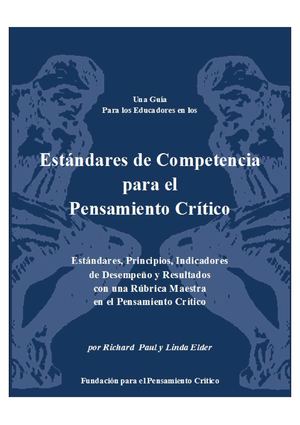 E2012 10 Estandares Pensamiento Critico Español