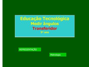 MEDIR E TRAÇAR Com Transferidor