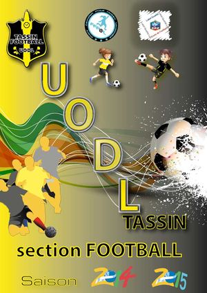 Plaquette UODL Tassin Football 2014-2015