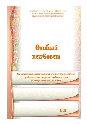 Особый педСовет №5