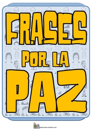 Frases por la Paz.