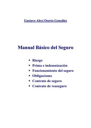 Manual básico del seguro