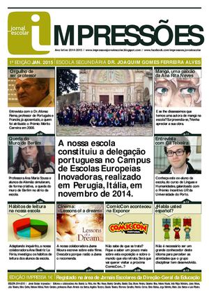 Calaméo - Jornal Escolar-Edição nº1 (2014-15)