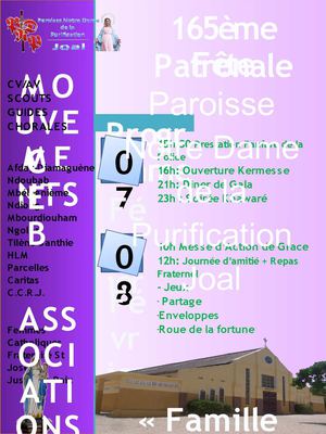 Affiche Fête Patronale