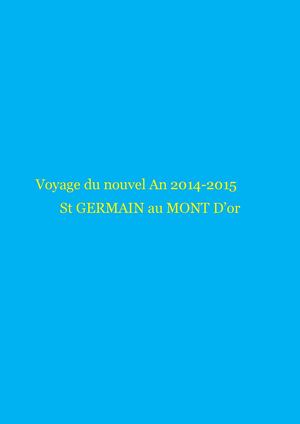 Voyage Du Nouvel An 2014