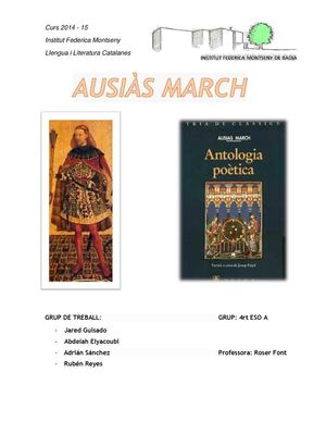 Antologia Poètica D'Ausiàs March