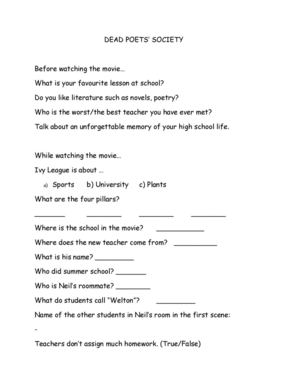Dead Poets