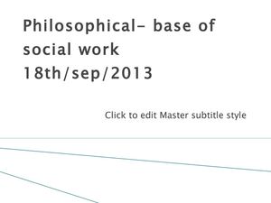 Philosophical Base Of Sw