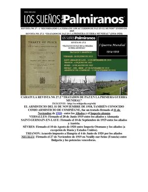 Revista N0 27 2 Tratados Primera Guerra Mundial