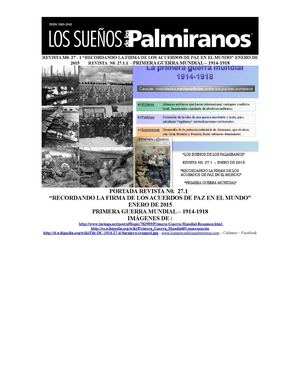 Revista N0 27 1 1 Primera Guerra Mundial 1914 1918