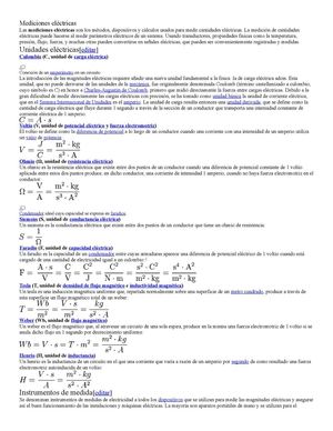 Mediciones Eléctricas