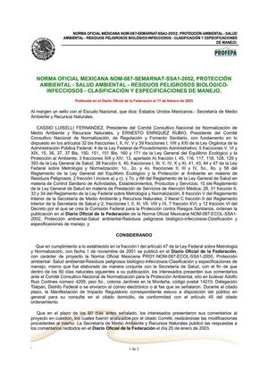 Nom087 Semarnat Rpbi