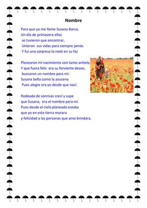 Poema Nombre