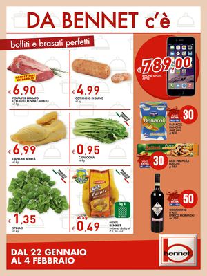 Volantino Bennet Dal 22 Gennaio Al 4 Febbraio