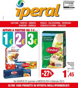 Volantino Iperal Iper Dal 22 Gennaio Al 4 Febbraio