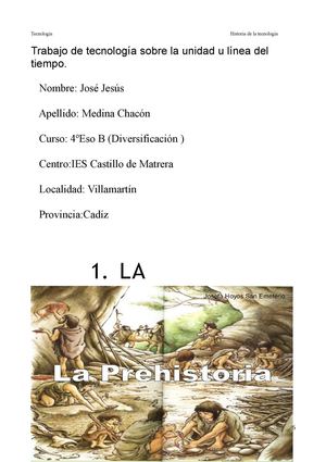 Trabajo Historia de la tecnología