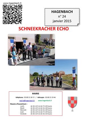 Journal Communal Hagenbach N°24 Janvier 2015