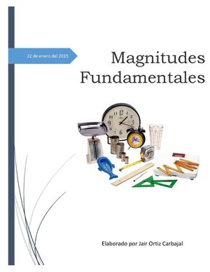 Magnitudes Fundamentales