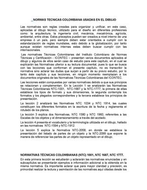 Normativa Incontec Dibujo Tecnico