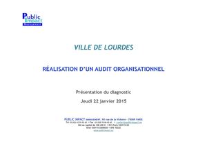 Ville De Lourdes Audit Organisationnel