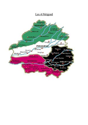 Carte Perigords