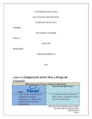 Diferencia Entre Foros Y Grupos De Discusión