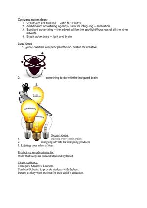 Company Name, Logo And Solgan Ideas
