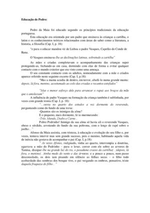 Educação De Pedro