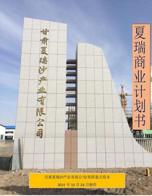 夏瑞商业计划书.